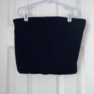 Urban Outfitters Black Cropped Tube Top
